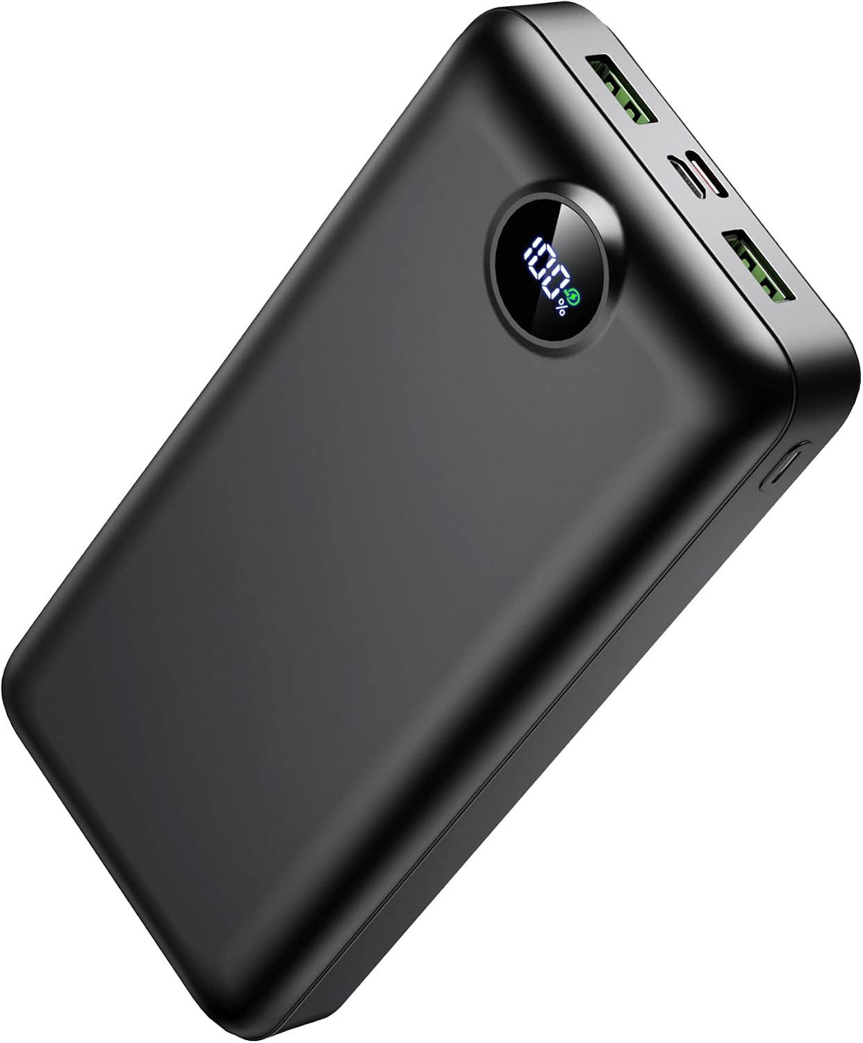 CARGADOR PORTÁTIL BANCO DE ENERGÍA 50000MAH 22.5W CARGA RÁPIDA USB C BATERÍA EXTERNA CARGADOR DE TELÉFONO CON PANTALLA - 1