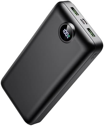 CARGADOR PORTÁTIL BANCO DE ENERGÍA 50000MAH 22.5W CARGA RÁPIDA USB C BATERÍA EXTERNA CARGADOR DE TELÉFONO CON PANTALLA - 7