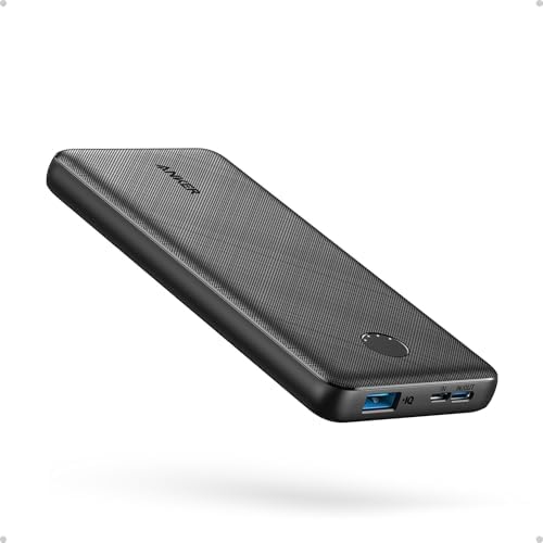 ANKER POWER BANK POWERCORE 10K , BATERÍA COMPACTA LISTA PARA VIAJAR DE 10,000 MAH CON TECNOLOGÍA DE CARGA POWERIQ, CARGA - 7
