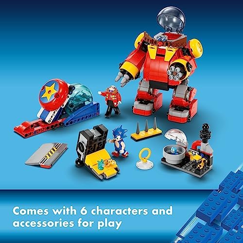 LEGO SONIC THE HEDGEHOG SONIC VS. DR. EGGMAN S DEATH EGG ROBOT - JUGUETE DE CONSTRUCCIÓN PARA FANÁTICOS DE SONIC Y NIÑOS - 7
