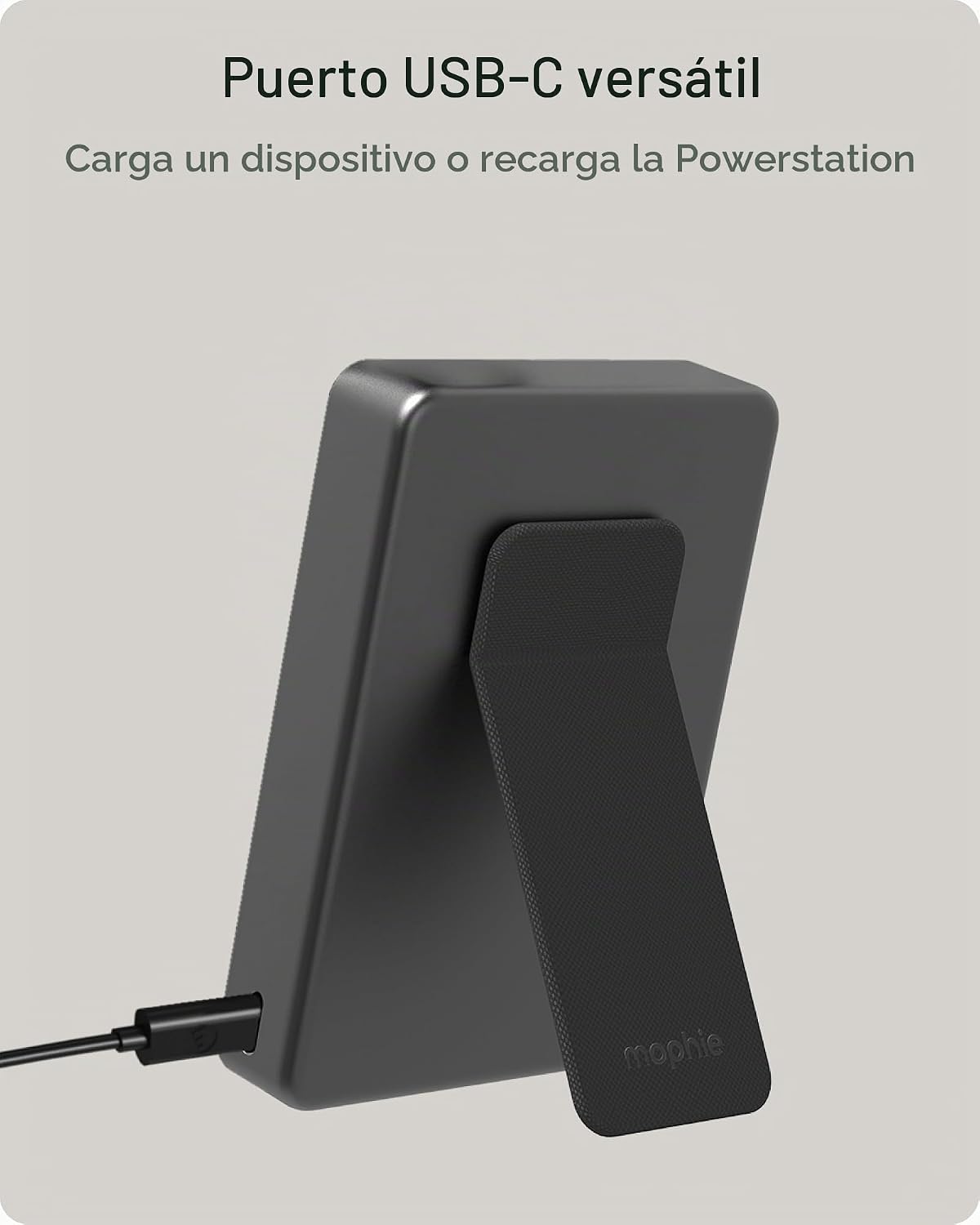 MOPHIE POWERSTATION WIRELESS SLIM CON SOPORTE DE 10,000 MAH - CARGADOR DE BATERÍA PORTÁTIL MAGSAFE COMPATIBLE, CERTIFICADO - 7