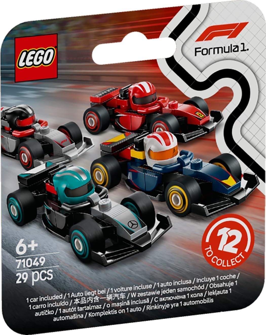 LEGO 71049 F1 COCHES DE CARRERAS COLECCIONABLES AL AZAR JUEGO DE 1 COCHE DE CARRERAS - UUS. - 3
