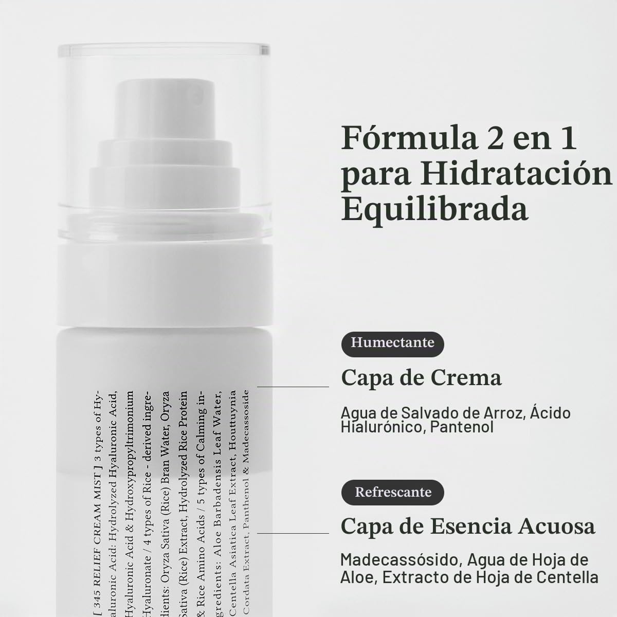 DR.ALTHEA 345 RELIEF CREMA MIST, CUIDADO DE LA PIEL VEGANO COREANO, 3.38 ONZAS LÍQUIDAS - 4