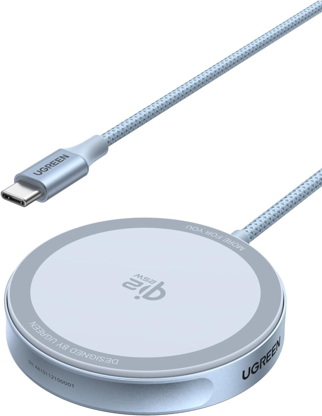 UGREEN MAGFLOW QI2.2 - ALMOHADILLA DE CARGA INALÁMBRICA COMPATIBLE - 1