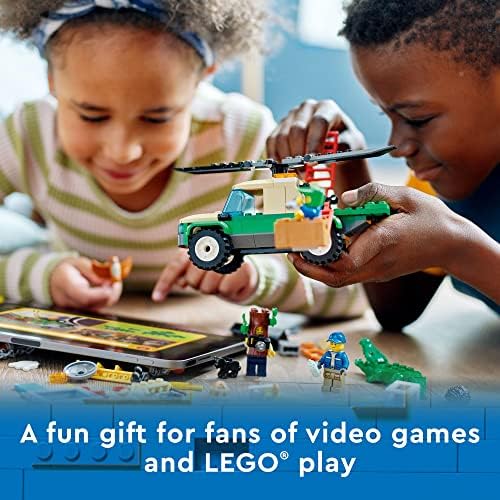 LEGO CITY WILD ANIMAL RESCUE MISSIONS 60353 - JUEGO DE JUGUETES DE CONSTRUCCIÓN DIGITAL INTERACTIVO PARA NIÑOS, NIÑOS - 7