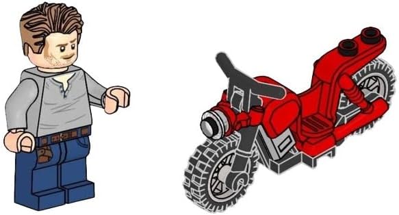 LEGO JURASSIC WORLD OWEN CON PAPEL DE ALUMINIO PARA MOTOCICLETA 122333 - 2
