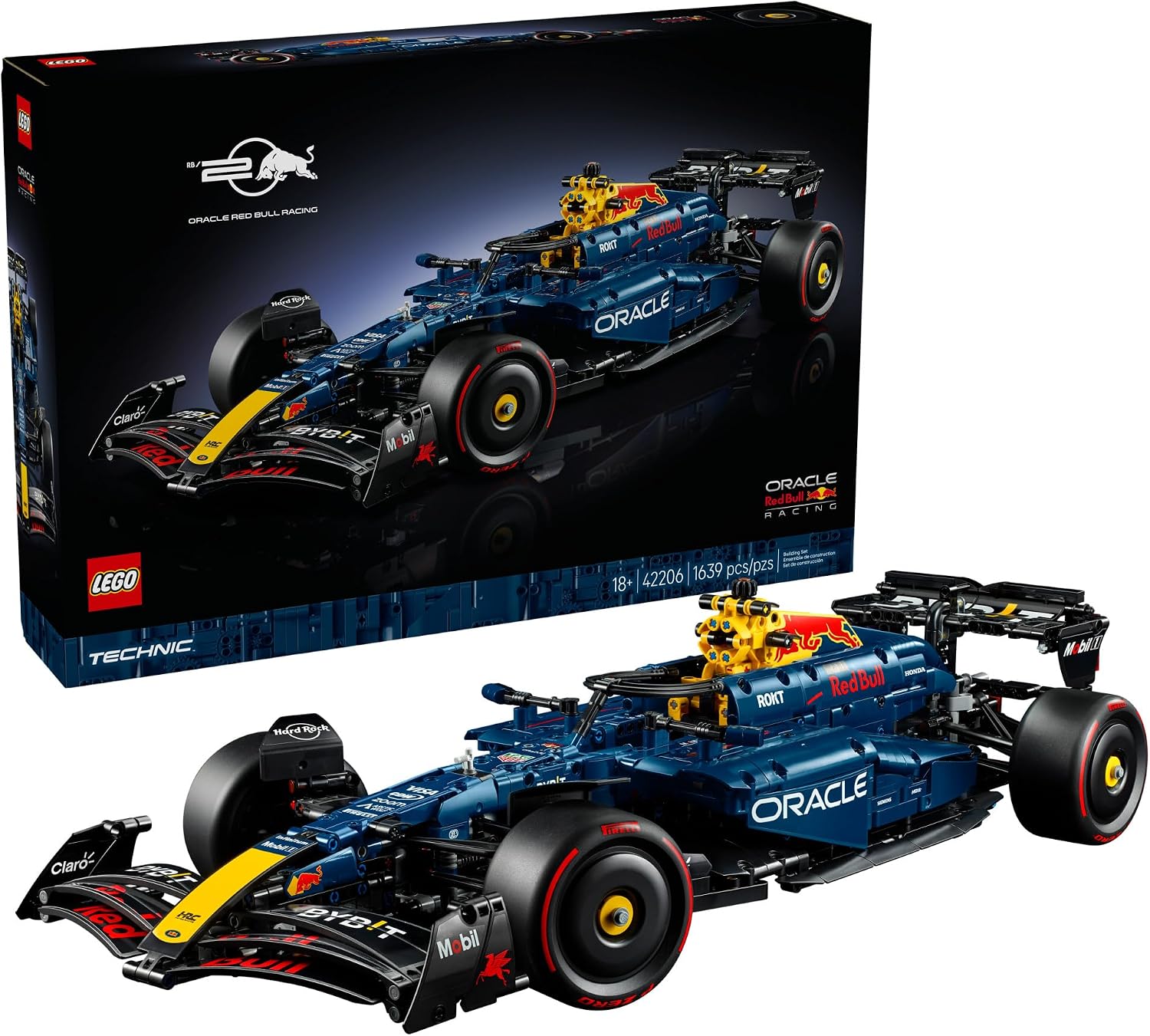 LEGO TECHNIC ORACLE RED BULL RACING RB20 KIT DE MODELO DE AUTO DE CARRERAS F1 - JUEGO DE CONSTRUCCIÓN PARA ADULTOS, EDADES - 1