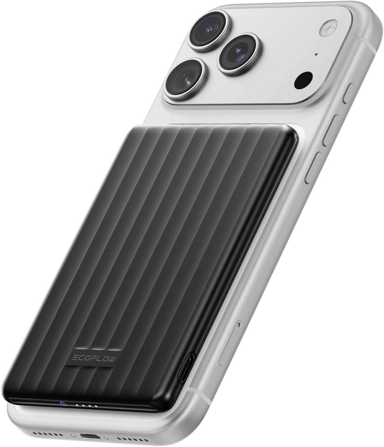 EF ECOFLOW CARGADOR PORTÁTIL MAGNÉTICO RÁPIDO, BATERÍA DE CARGA INALÁMBRICA ULTRADELGADA DE 5,000 MAH, BATERÍA COMPATIBLE - 1