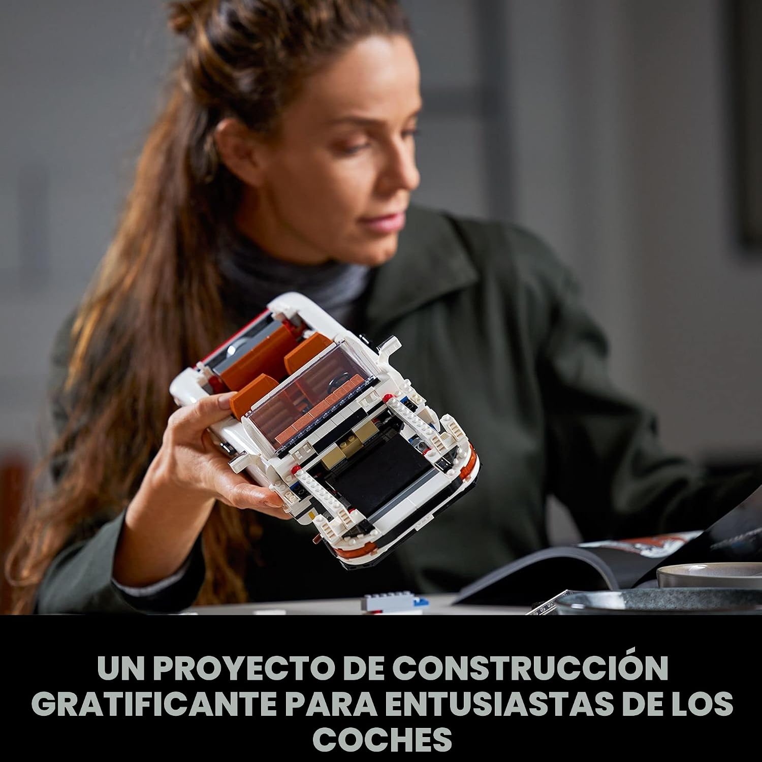 LEGO ICONS PORSCHE 911 10295 - JUEGO DE CONSTRUCCIÓN, TURBO TARGA COLECCIONABLE, KIT DE MODELO DE COCHE DE CARRERAS PORSCHE - 7
