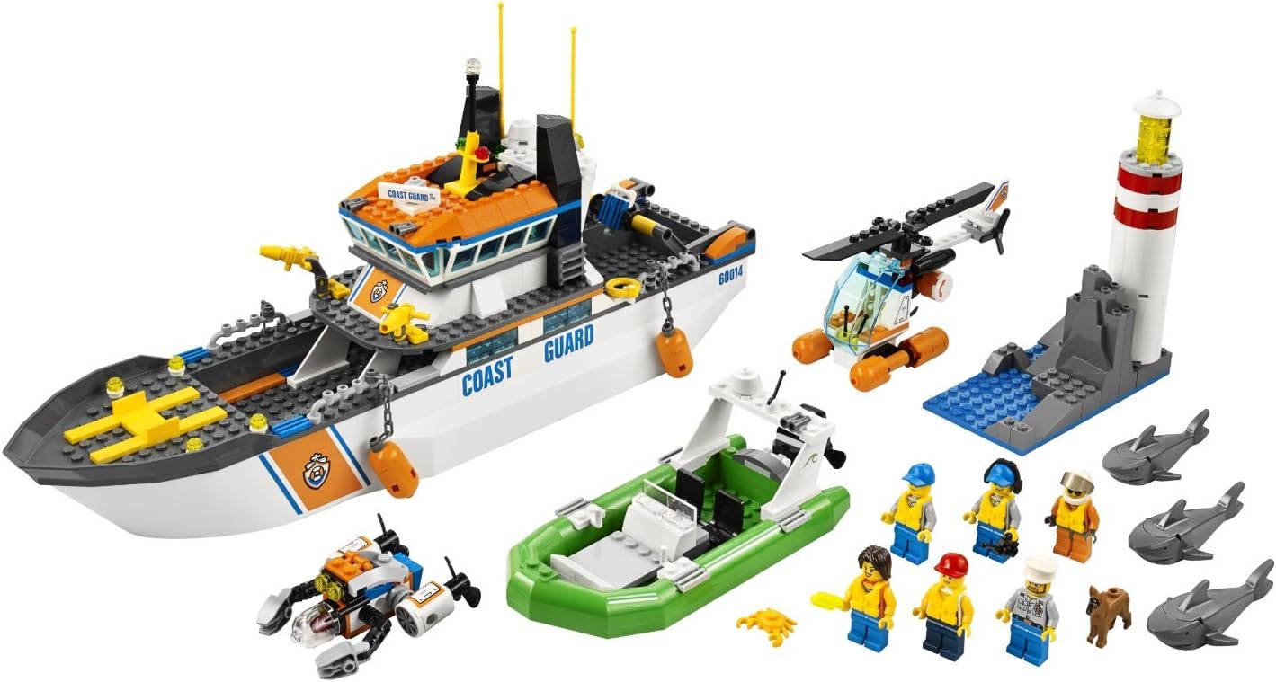 JUEGO LEGO PATRULLA DE LA CIUDAD 60014 GUARDACOSTAS DESCONTINUADO POR EL FABRICANTE - 1