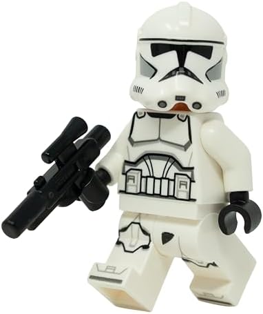LEGO STAR WARS: MINFIIGURA DE SOLDADO CLON FASE 2 CON BLASTER - 4