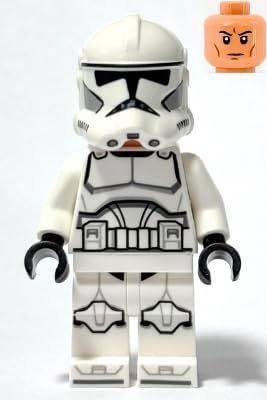 LEGO STAR WARS: MINFIIGURA DE SOLDADO CLON FASE 2 CON BLASTER - 6
