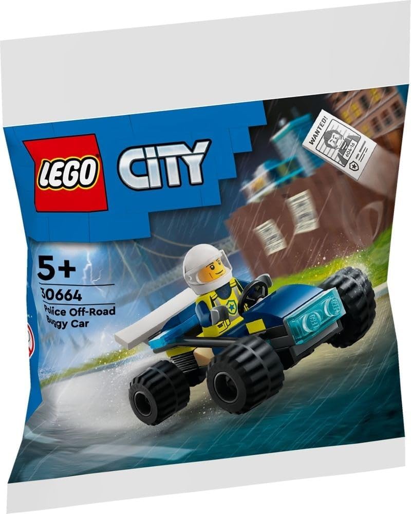 LEGO TOWN 30664 - COCHE DE POLICÍA TODOTERRENO DE LA CIUDAD EN BOLSA DE PLÁSTICO - 1