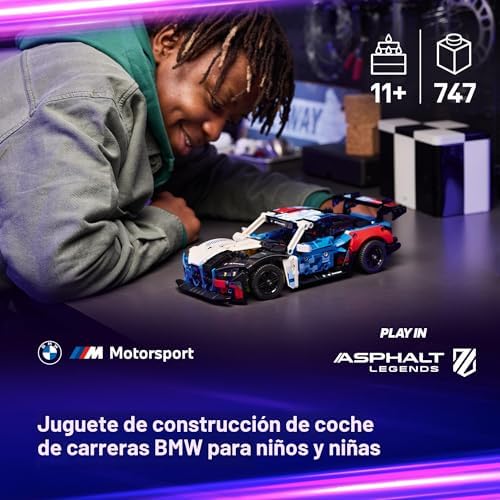 LEGO TECHNIC BMW M4 GT3 EVO COCHE DE CARRERAS DE JUGUETE - JUGUETE DE CONSTRUCCIÓN PARA NIÑOS Y NIÑAS, EDADES 11 - KIT - 7