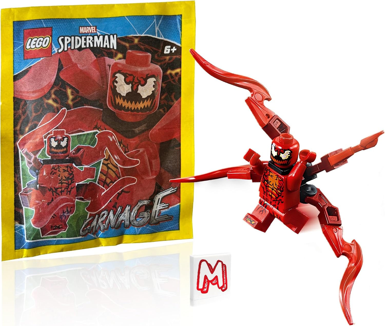 LEGO SUPER HEROES MARVEL SPIDER-MAN MINIFIGURA - CARNICERÍA CON APÉNDICES ROJOS EDICIÓN LIMITADA 76173 - 1