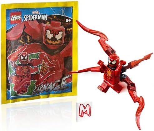 LEGO SUPER HEROES MARVEL SPIDER-MAN MINIFIGURA - CARNICERÍA CON APÉNDICES ROJOS EDICIÓN LIMITADA 76173 - 6