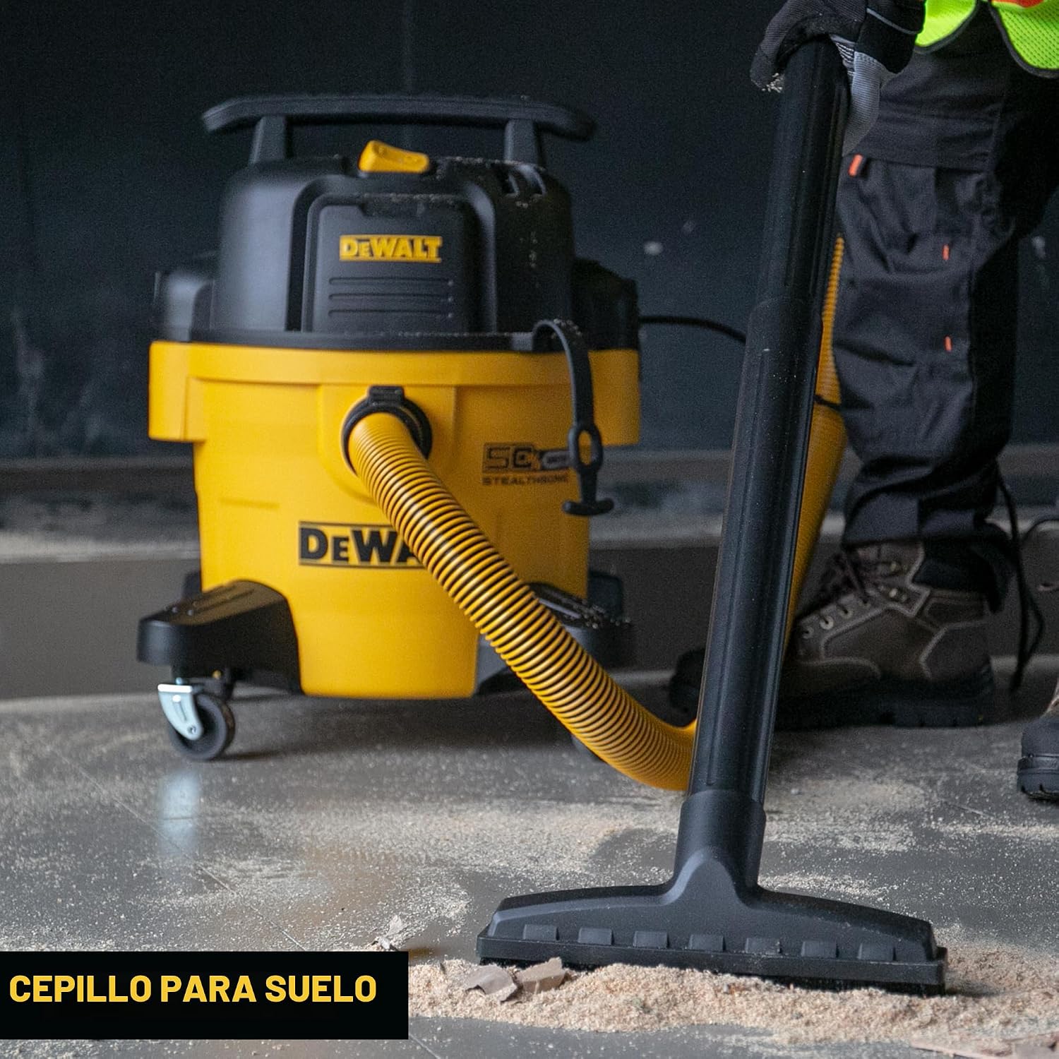 DEWALT ASPIRADORA SILENCIOSA STEALTHSONIC DE 6 GALONES Y 5 HP DXV06P-QTB - 2