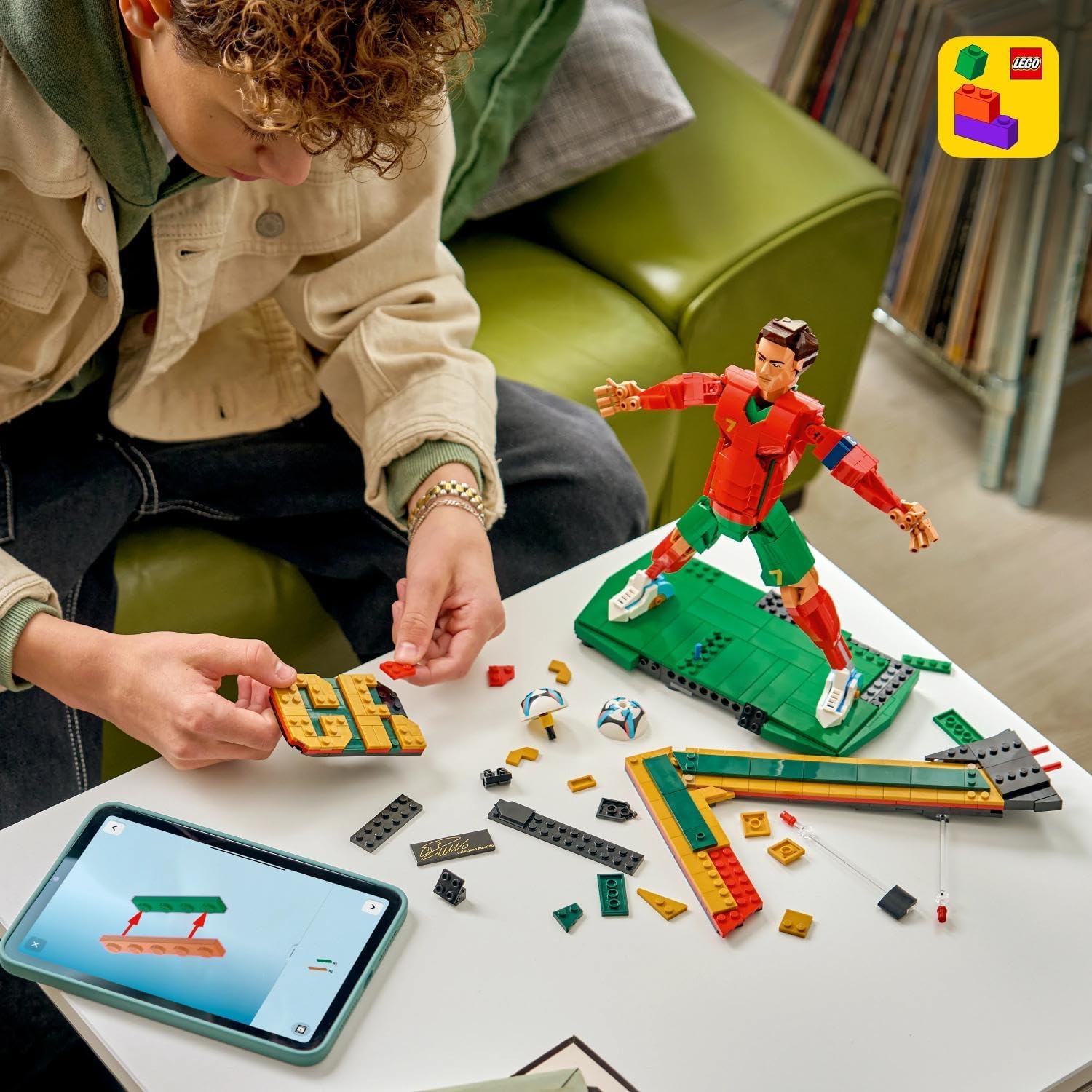 LEGO 43016 EDICIÓN CRISTIANO RONALDO: JUGUETE DE LEYENDAS DEL FÚTBOL - 7