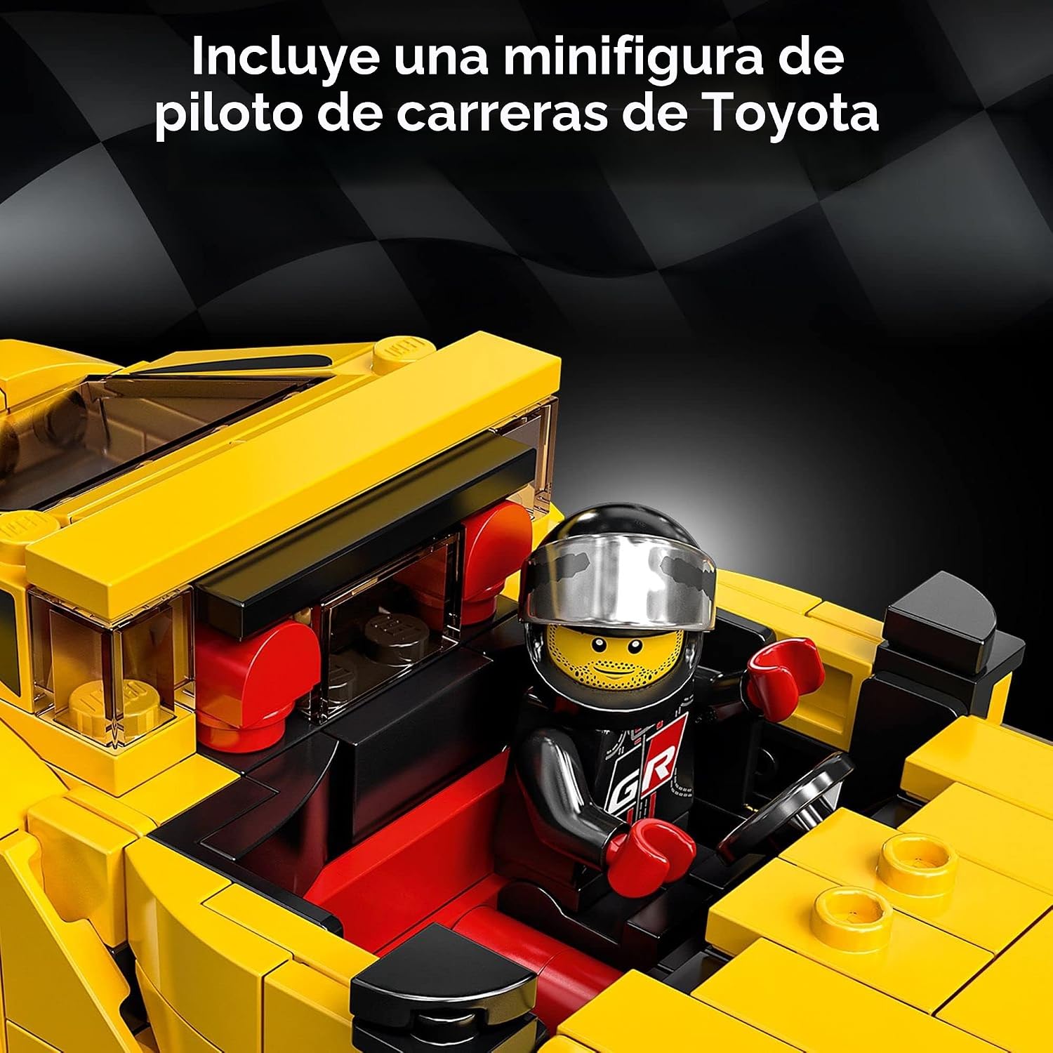 LEGO SPEED CHAMPIONS TOYOTA GR SUPRA 76901 - JUEGO DE CONSTRUCCIÓN DE COCHE DEPORTIVO COLECCIONABLE CON MINIFIGURA - 7
