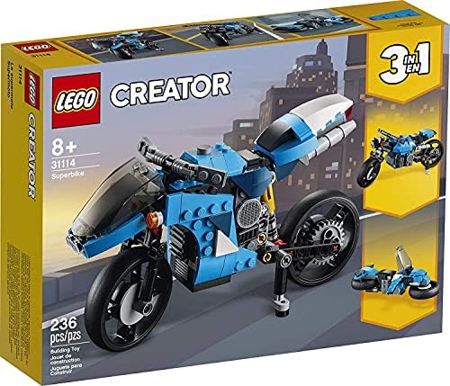 LEGO CREATOR 3 EN 1 SUPERBIKE 31114 KIT DE CONSTRUCCIÓN DE MOTOCICLETA DE JUGUETE, ES UN GRAN REGALO PARA NIÑOS QUE AMAN - 7
