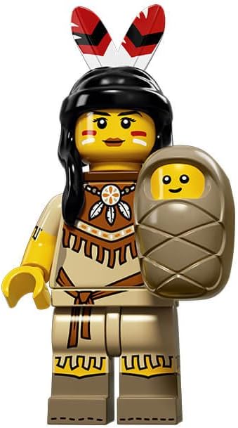 LEGO SERIE 15 COLECCIONABLE MINIFIGURA 71011 - MUJER TRIBAL CON BEBÉ - 1