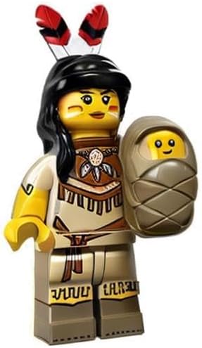 LEGO SERIE 15 COLECCIONABLE MINIFIGURA 71011 - MUJER TRIBAL CON BEBÉ - 3