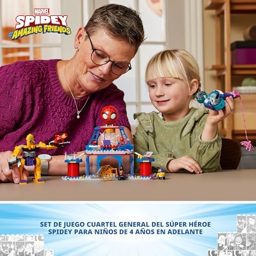 LEGO MARVEL TEAM SPIDEY WEB SPINNER - JUGUETE DE CONSTRUCCIÓN DE CUARTEL GENERAL JUEGO DE SIMULACIÓN DE SPIDEY Y SUS - 7