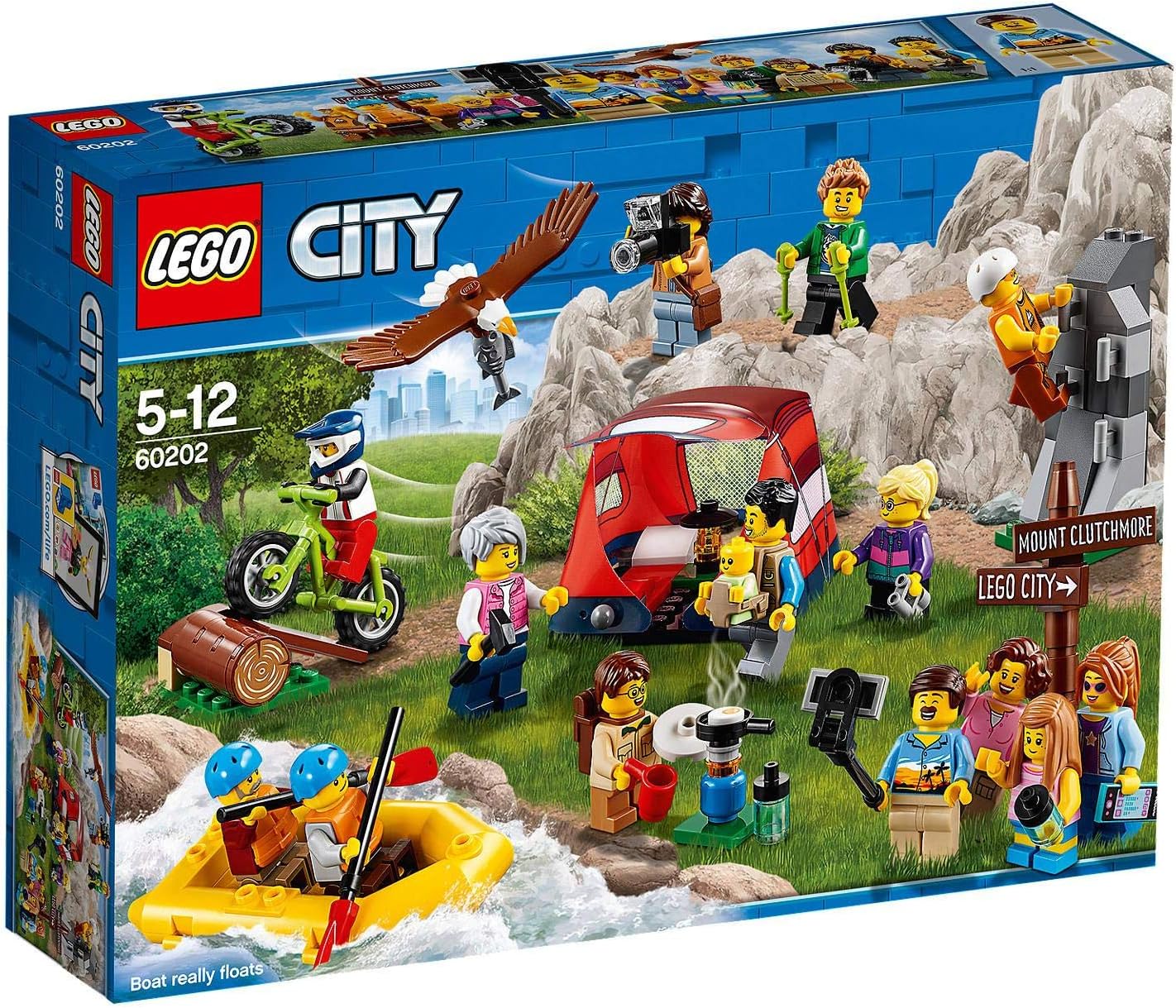 LEGO CITY PEOPLE PACK - OUTDOOR ADVENTURES 60202 KIT DE CONSTRUCCIÓN 164 PIEZAS DESCONTINUADO POR EL FABRICANTE - 1