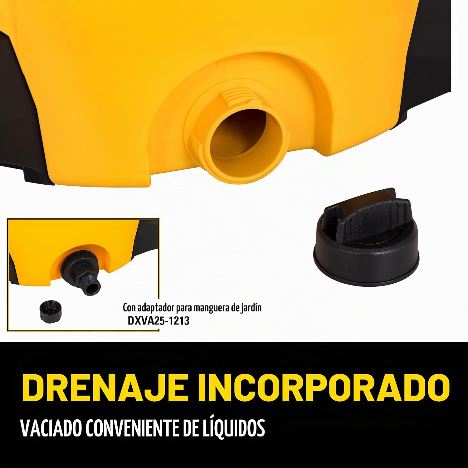 DEWALT DXV14P ASPIRADORA PARA TIENDA EN HÚMEDO Y SECO DE 14 GALONES, ASPIRADORA EN HÚMEDO Y SECO DE 6 HP CON 110 CFM - 7