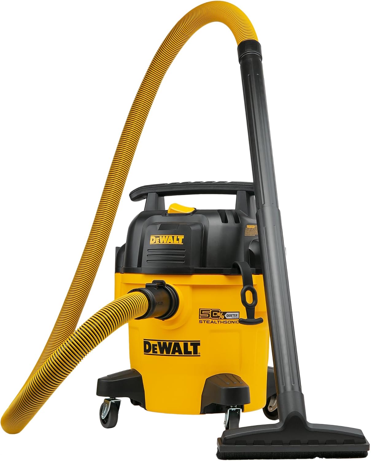 DEWALT STEALTHSONIC - ASPIRADORA HÚMEDA Y SECA, 5 GALONES, 4 HP DXV05P-QTB - 1