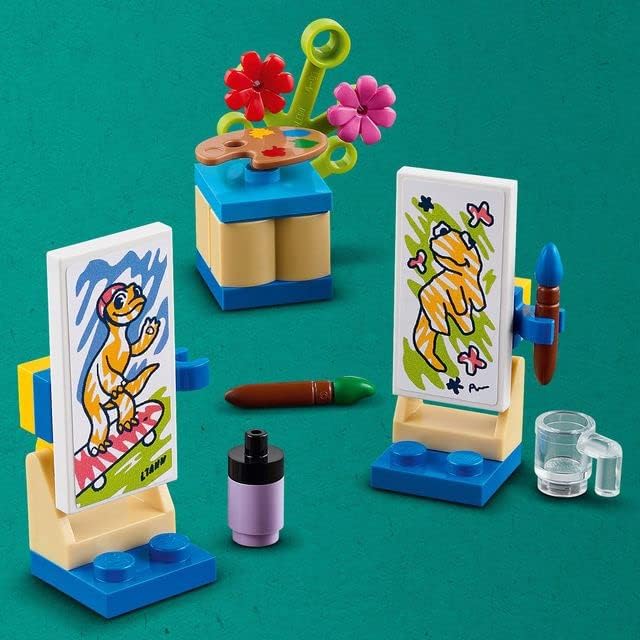 LEGO FRIENDS LIANN S ROOM 41739, JUEGO ARTÍSTICO PARA DORMITORIO CON TEMÁTICA ARTÍSTICA CON LIANN Y MINI-MUÑECAS DE OTOÑO, - 7