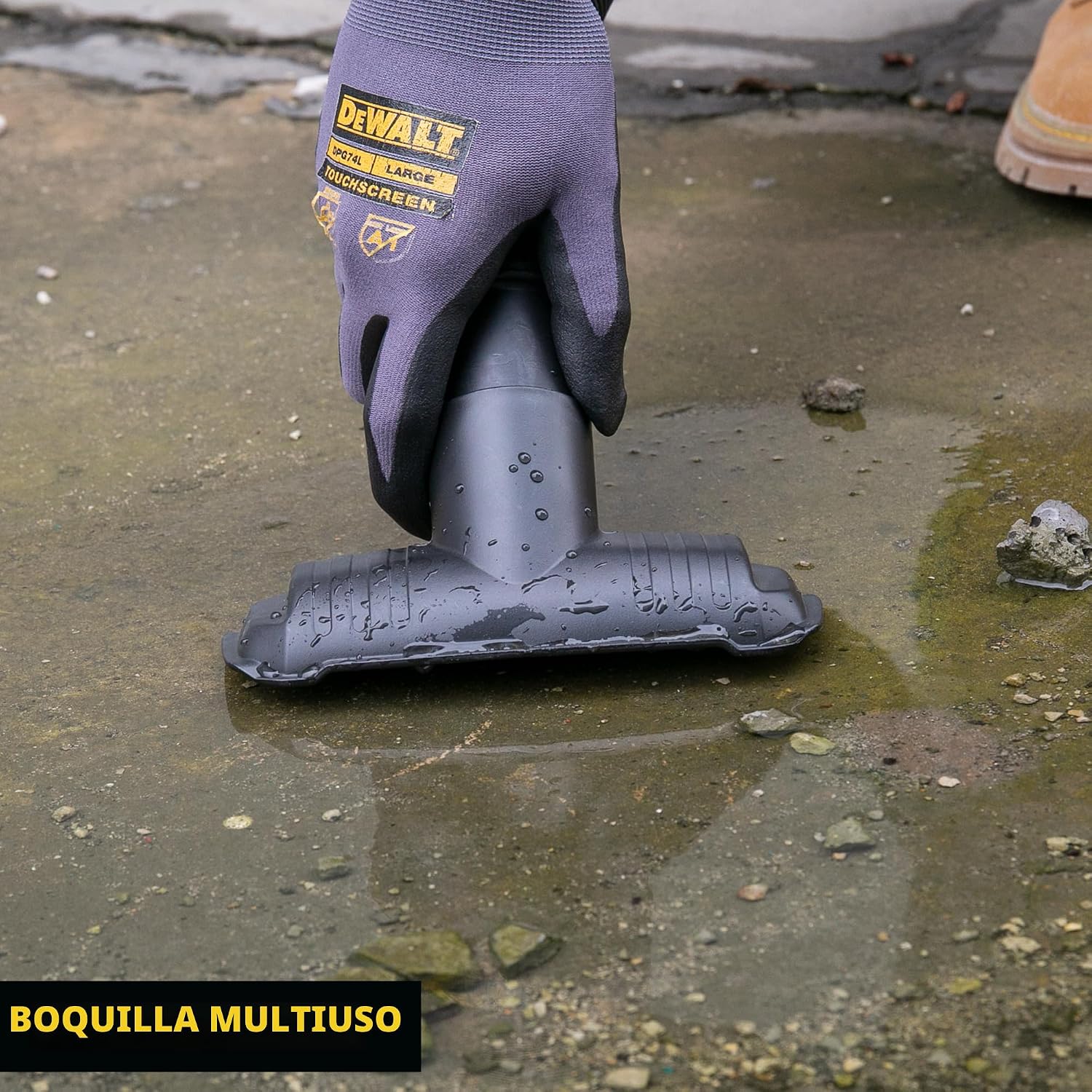 DEWALT DXV09P - ASPIRADORA EN HÚMEDO Y SECO DE 9 GALONES, COLOR AMARILLO - 2