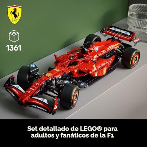 LEGO TECHNIC FERRARI SF-24 F1 - KIT DE CONSTRUCCIÓN PARA ADULTOS, MAYORES DE 18 AÑOS CON CARACTERÍSTICAS REALISTAS, - 7