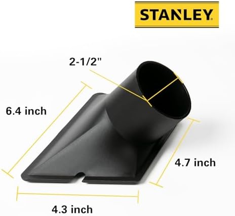 STANLEY 08-2503 BOQUILLA UNIVERSAL PARA ASPIRADORAS HÚMEDAS Y SECAS CON UNA MANGUERA DE 2-1/2 - 5