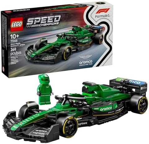 LEGO SPEED CHAMPIONS ASTON MARTIN ARAMCO F1 AMR24 - JUEGO DE CONSTRUCCIÓN PARA NIÑOS, NIÑOS Y NIÑAS, A PARTIR DE 10 AÑOS, - 7