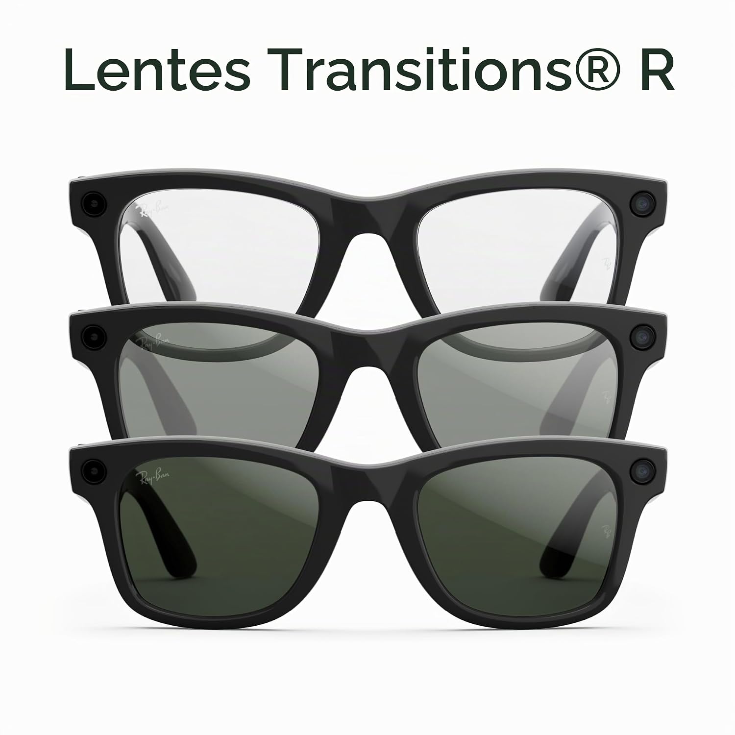 RAY-BAN META GEN 2 , WAYFARER LARGE, SHINY BLACK SMART AI GLASSES FOR MEN, WOMEN 2X BATTERY LIFE 3K HD RESOLUTION 12 MP - 7