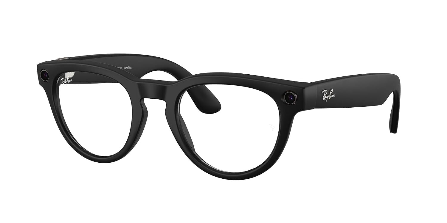 RAY-BAN META GEN 2 , HEADLINER, MATTE BLACK SMART AI GLASSES FOR MEN, WOMEN 2X BATTERY LIFE 3K ULTRA HD RESOLUTION 12 MP - 1