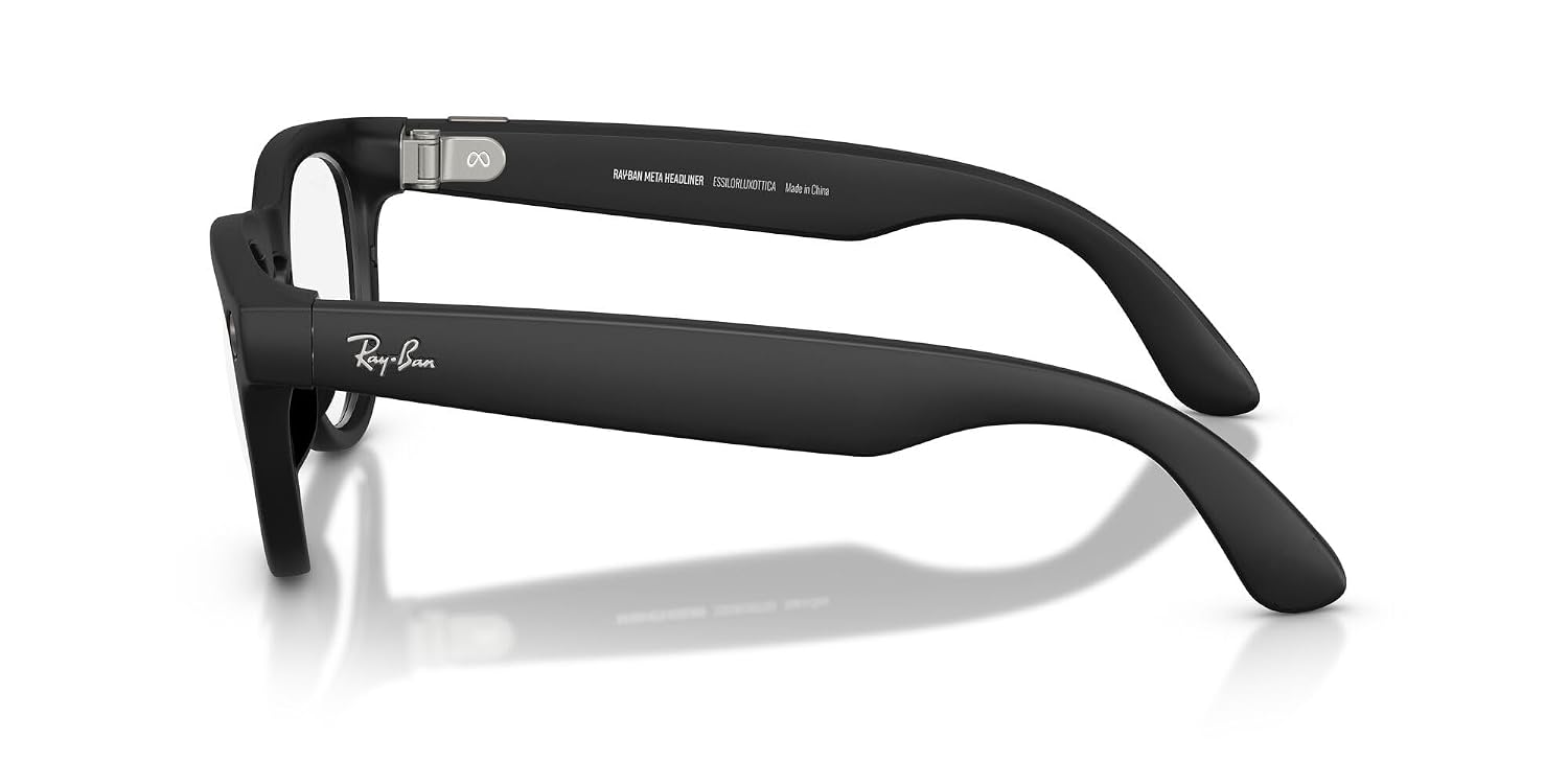 RAY-BAN META GEN 2 , HEADLINER, MATTE BLACK SMART AI GLASSES FOR MEN, WOMEN 2X BATTERY LIFE 3K ULTRA HD RESOLUTION 12 MP - 7