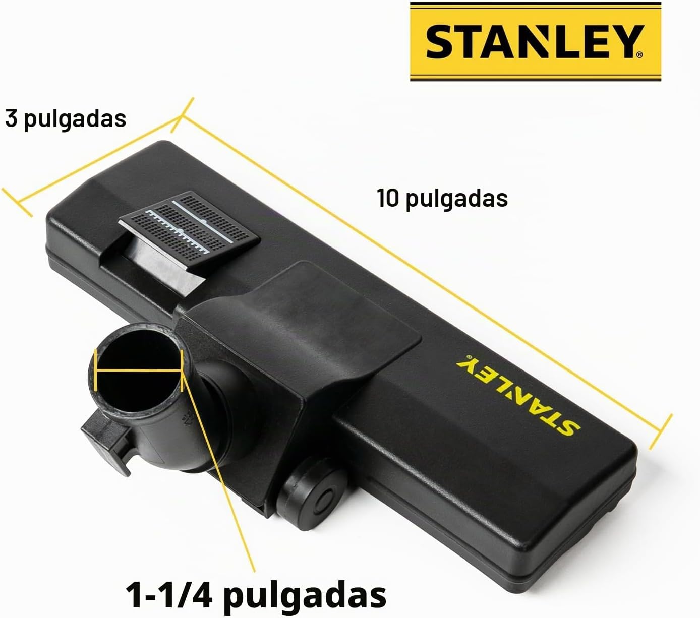 STANLEY 13-1505 CEPILLO UNIVERSAL PARA ASPIRADORAS HÚMEDAS/SECAS CON UNA MANGUERA DE 1.25 - 2