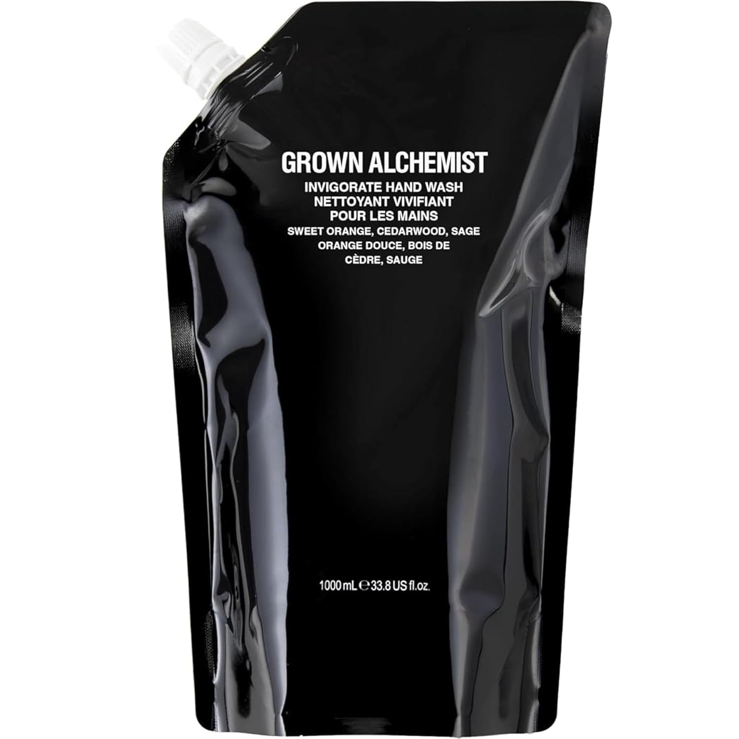 GROWN ALCHEMIST INVIGORATE - RECAMBIO DE JABÓN DE MANOS - JABÓN LÍQUIDO PARA MANOS CON ALOE, NARANJA DULCE, MADERA DE CEDRO - 1