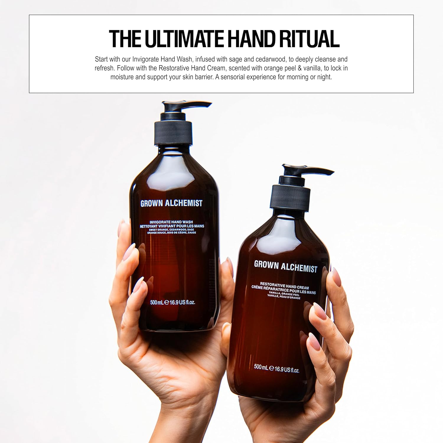 GROWN ALCHEMIST INVIGORATE - RECAMBIO DE JABÓN DE MANOS - JABÓN LÍQUIDO PARA MANOS CON ALOE, NARANJA DULCE, MADERA DE CEDRO - 2