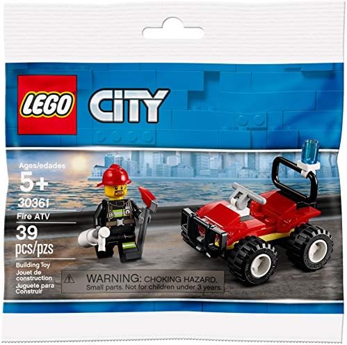 CITY LEGO SET 30361 FIRE ATV 39 PIEZAS POLYBAG - 4