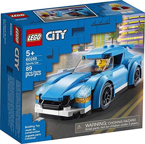 LEGO CITY SPORTS CAR 60285 KIT DE CONSTRUCCIÓN JUEGO PARA NIÑOS, NUEVO 2021 89 PIEZAS - 6