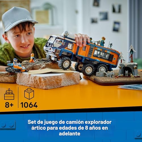 LEGO CITY CAMIÓN DE LABORATORIO CIENTÍFICO EXPLORADOR ÁRTICO PARA CONSTRUIR - JUEGO DE CONSTRUCCIÓN STEM PARA NIÑAS Y NIÑOS, - 7