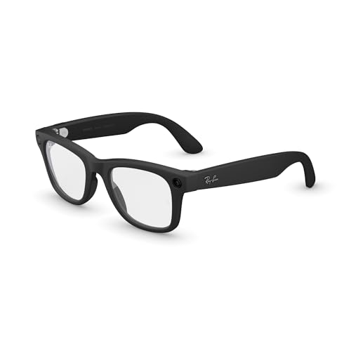 RAY-BAN META GEN 2 , WAYFARER LARGE, MATTE BLACK SMART AI GLASSES FOR MEN, WOMEN 2X BATTERY LIFE 3K HD RESOLUTION 12 MP - 7
