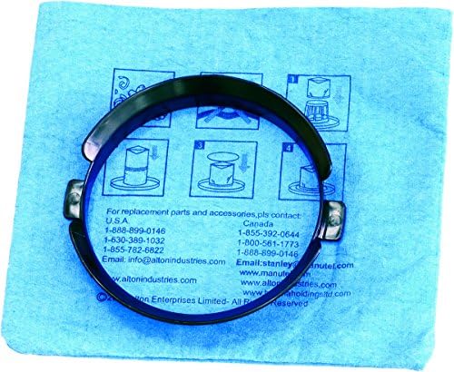 STANLEY 20-1100 FILTRO REUTILIZABLE DE TELA AZUL CON ANILLO DE ABRAZADERA PARA ASPIRADORAS HÚMEDAS/SECAS DE 3 Y 5 GALONES, - 2