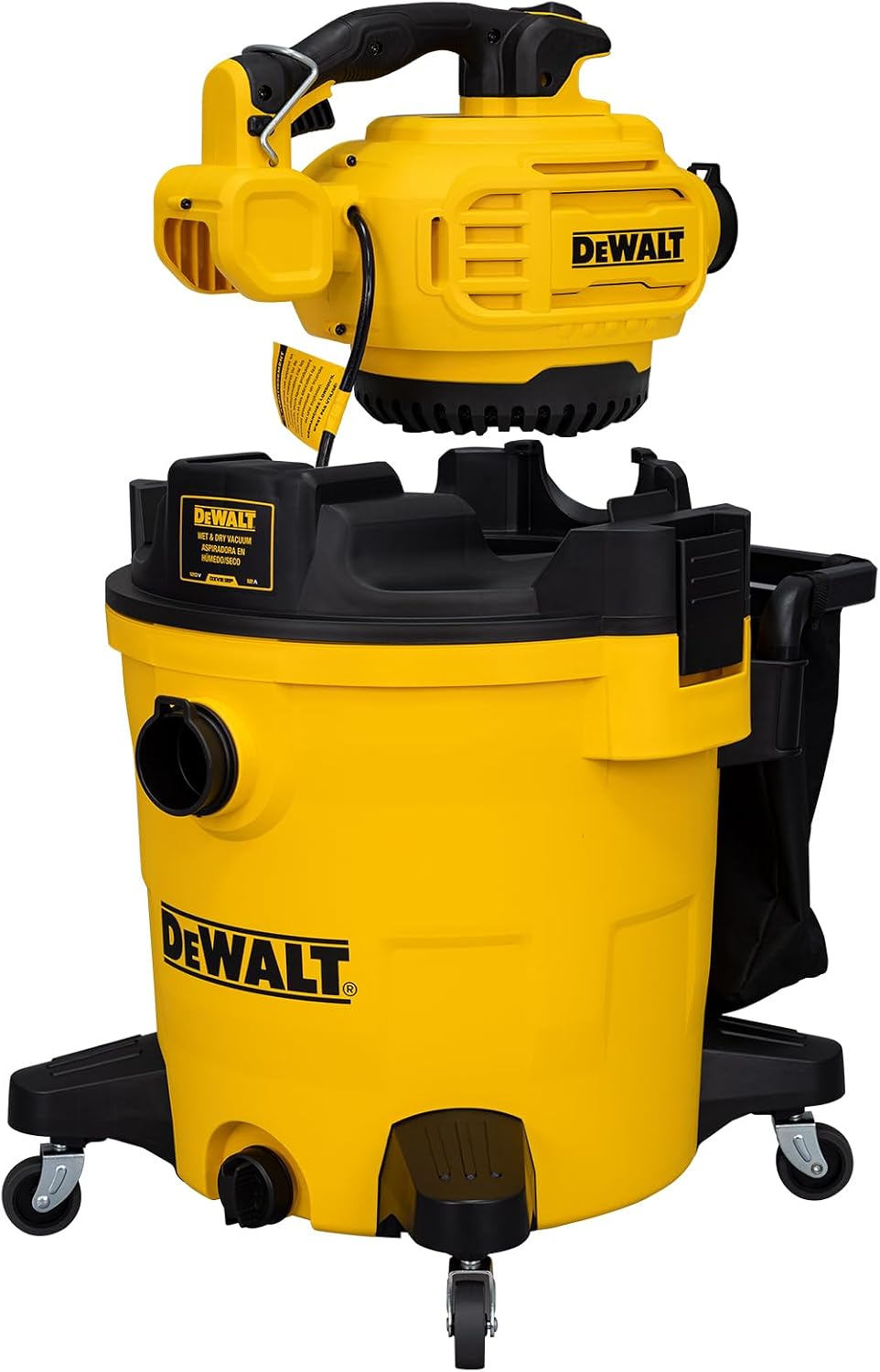 DEWALT ASPIRADORA DE TALLER HÚMEDA Y SECA CON SOPLADOR DE HOJAS DESMONTABLE, 3 EN 1 ASPIRADORA INDUSTRIAL HÚMEDA Y SECA - 1