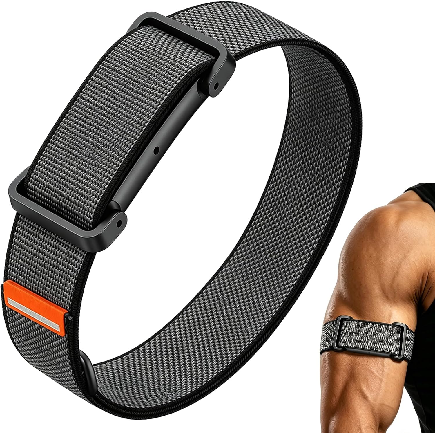 BANDA DE NAILON PARA BÍCEPS COMPATIBLE CON GOOGLE FITBIT AIR, MARCO - 1