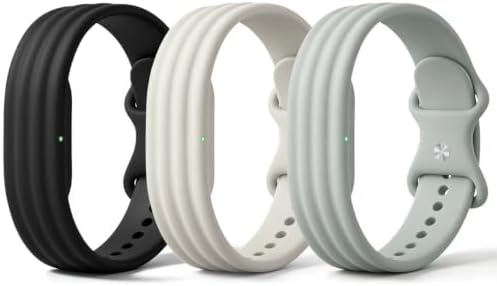 PAQUETE DE 3 BANDAS DE SILICONA COMPATIBLES CON GOOGLE FITBIT AIR BAND - 7