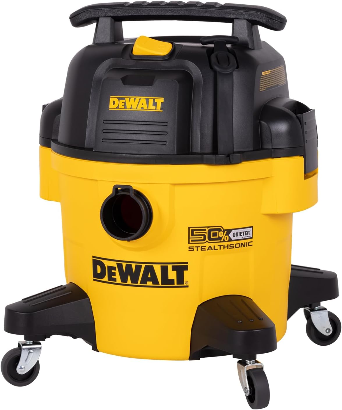DEWALT STEALTHSONIC DXV06P-QT - ASPIRADORA DE TIENDA EN SECO Y HÚMEDO DE 6 GALONES, ASPIRADORA ULTRA SILENCIOSA CON POTENTE - 1
